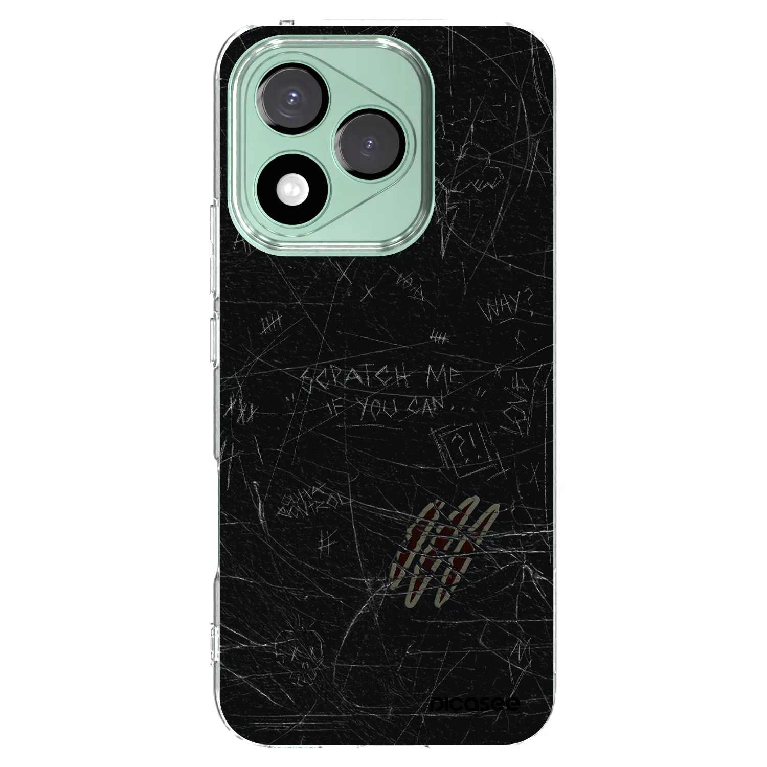 Picasee silikonový průhledný obal pro Honor 400 Lite 5G - SCRATCH