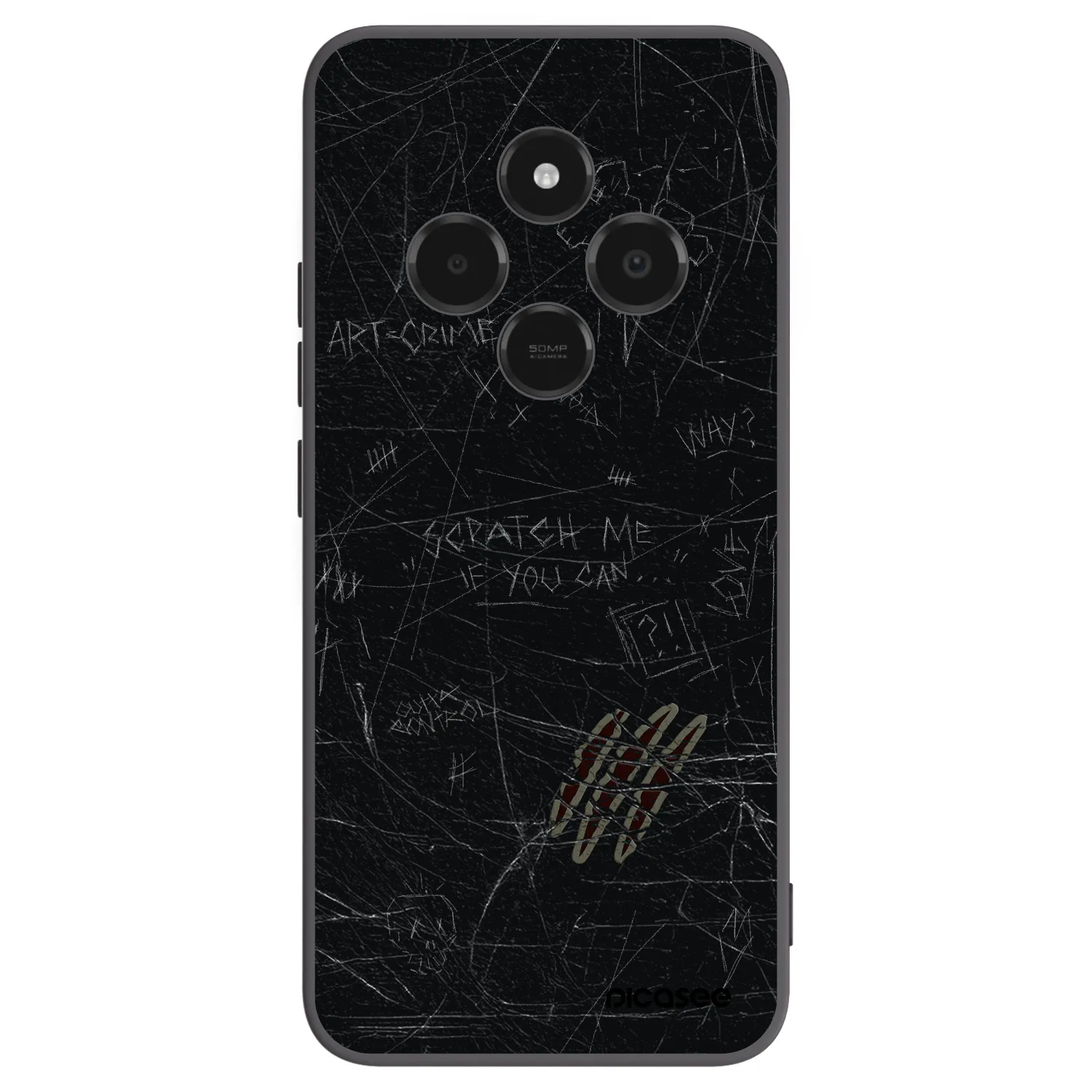 Picasee silikonový černý obal pro Xiaomi Poco C75 - SCRATCH