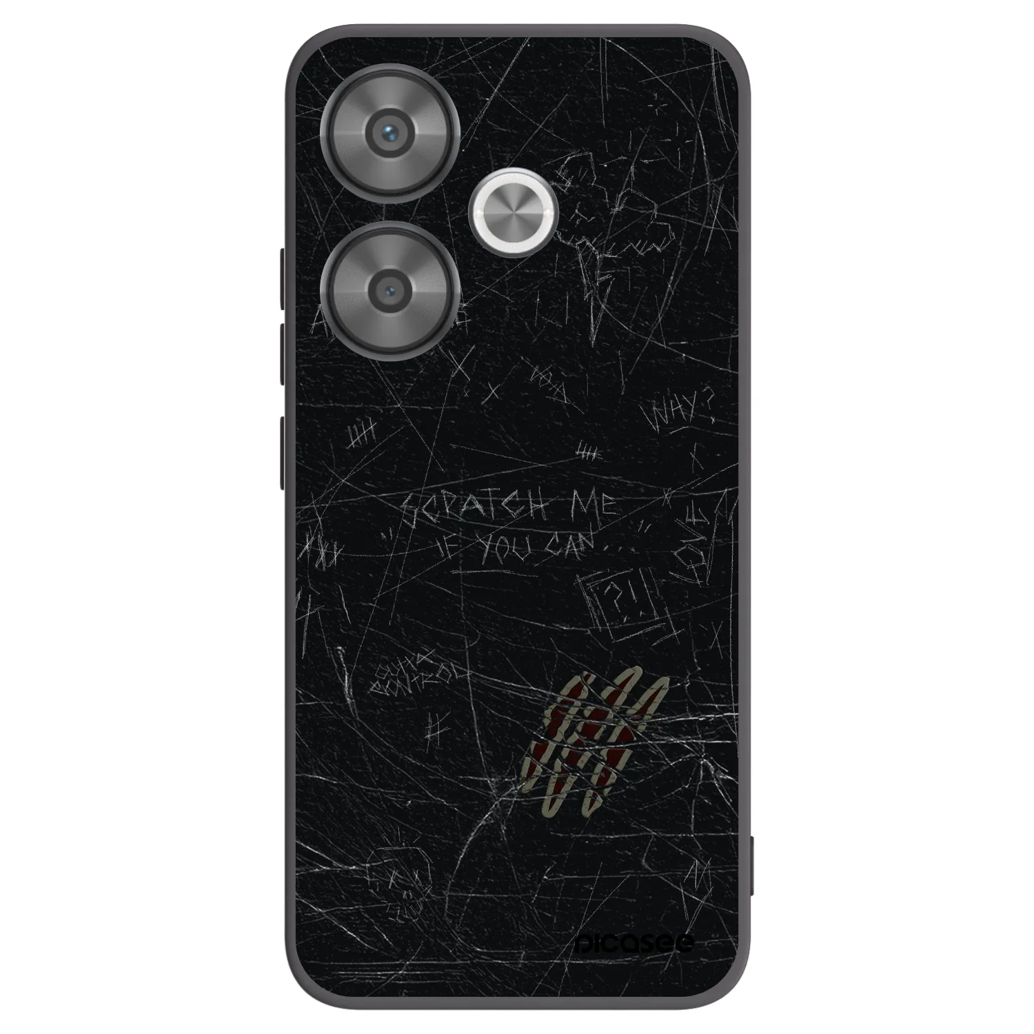 Picasee silikonový černý obal pro Xiaomi Poco F6 - SCRATCH