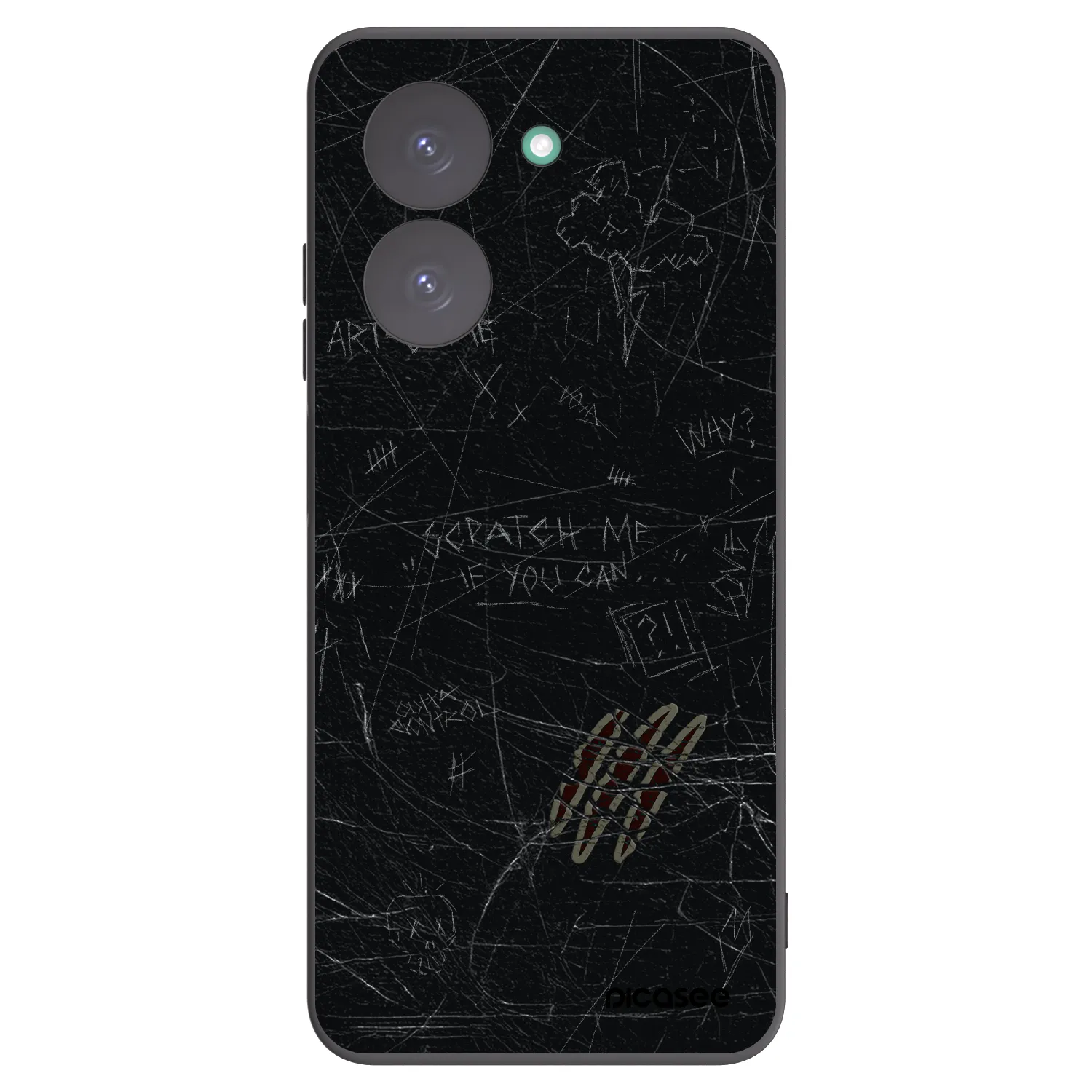 Picasee silikonový černý obal pro Xiaomi Redmi A5 - SCRATCH