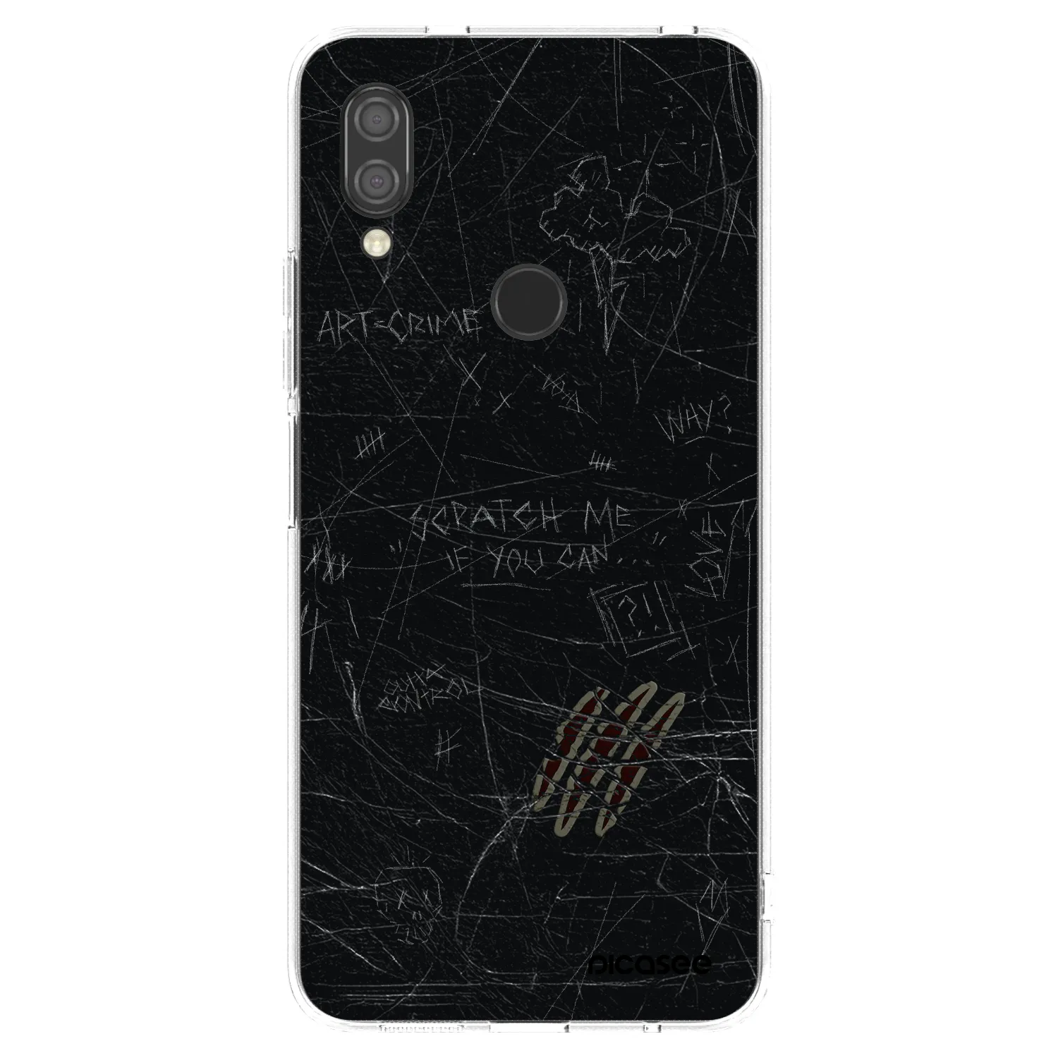 Picasee silikonový průhledný obal pro Xiaomi Redmi 7 - SCRATCH