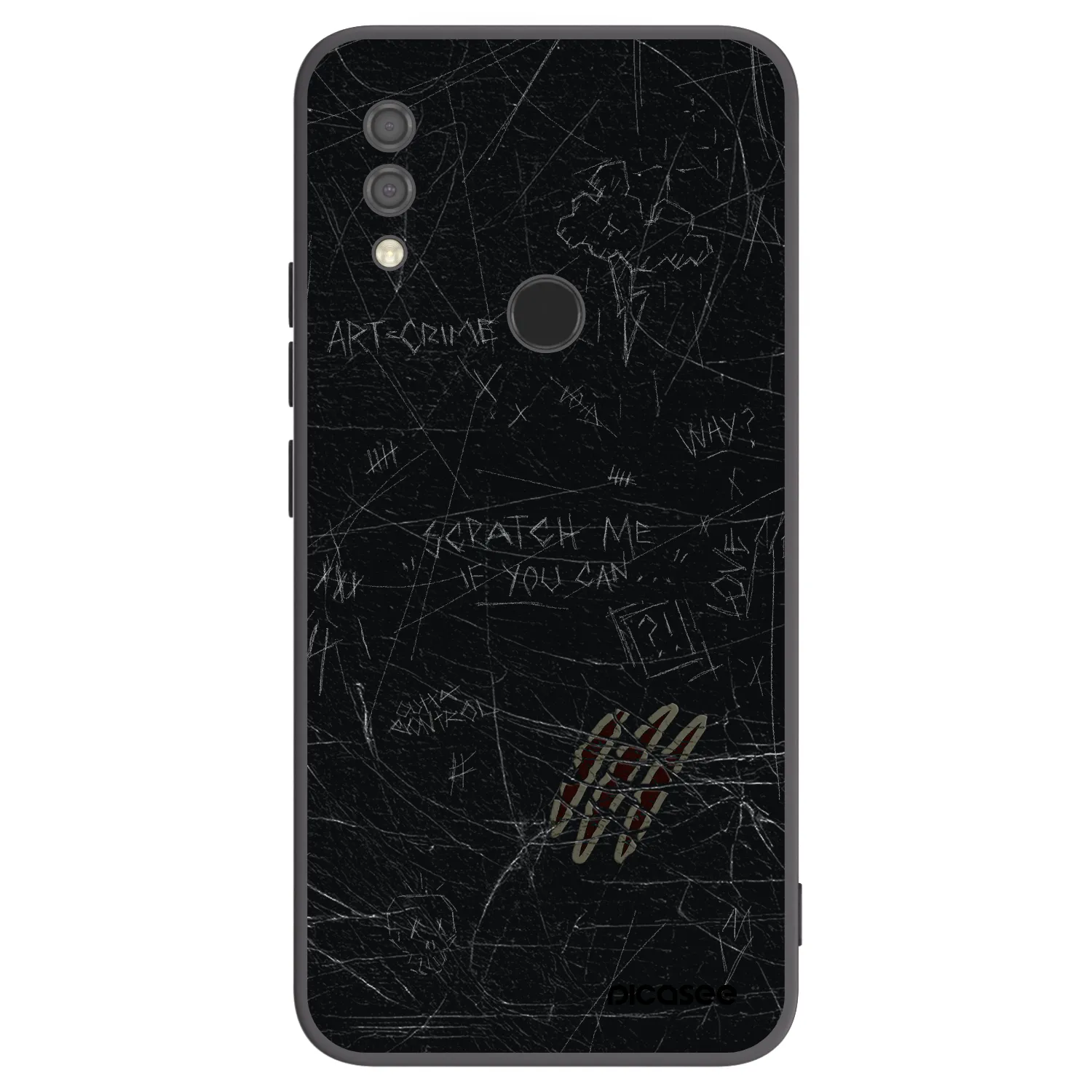Picasee silikonový černý obal pro Xiaomi Redmi 7 - SCRATCH