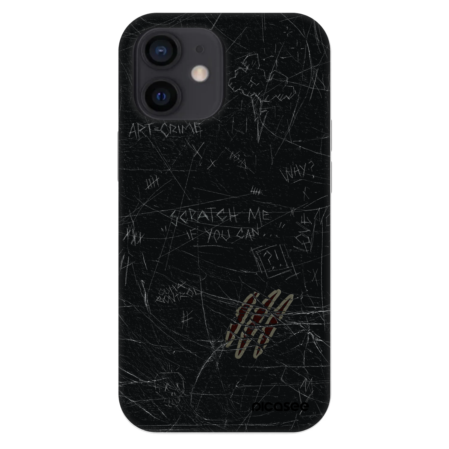 Picasee Fashion Case pro Apple iPhone 12 mini - SCRATCH