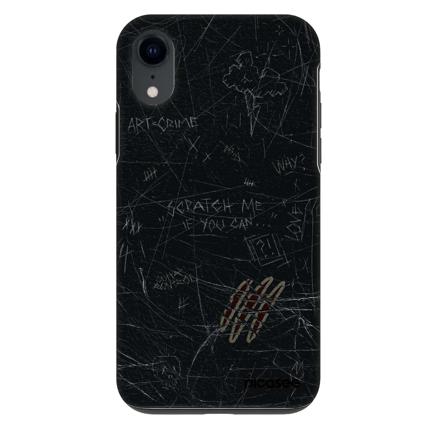 Picasee Fashion Case pro Apple iPhone XR - SCRATCH