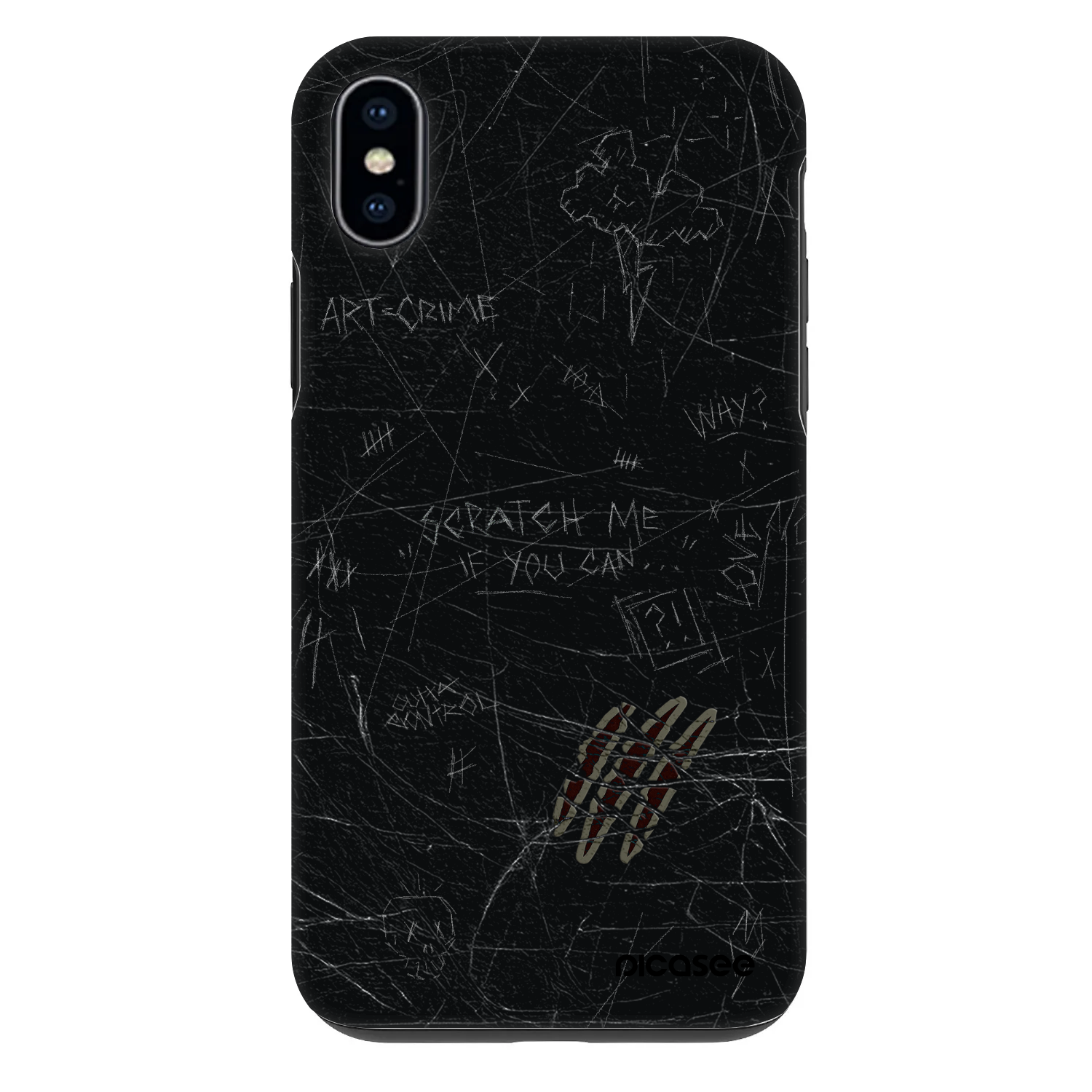 Picasee Fashion Case pro Apple iPhone XS Max - SCRATCH