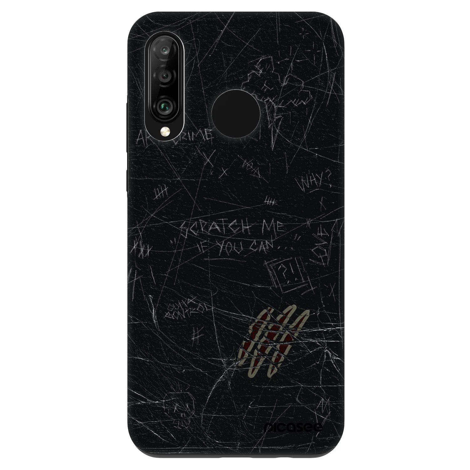 Picasee Fashion Case pro Huawei P30 Lite - SCRATCH
