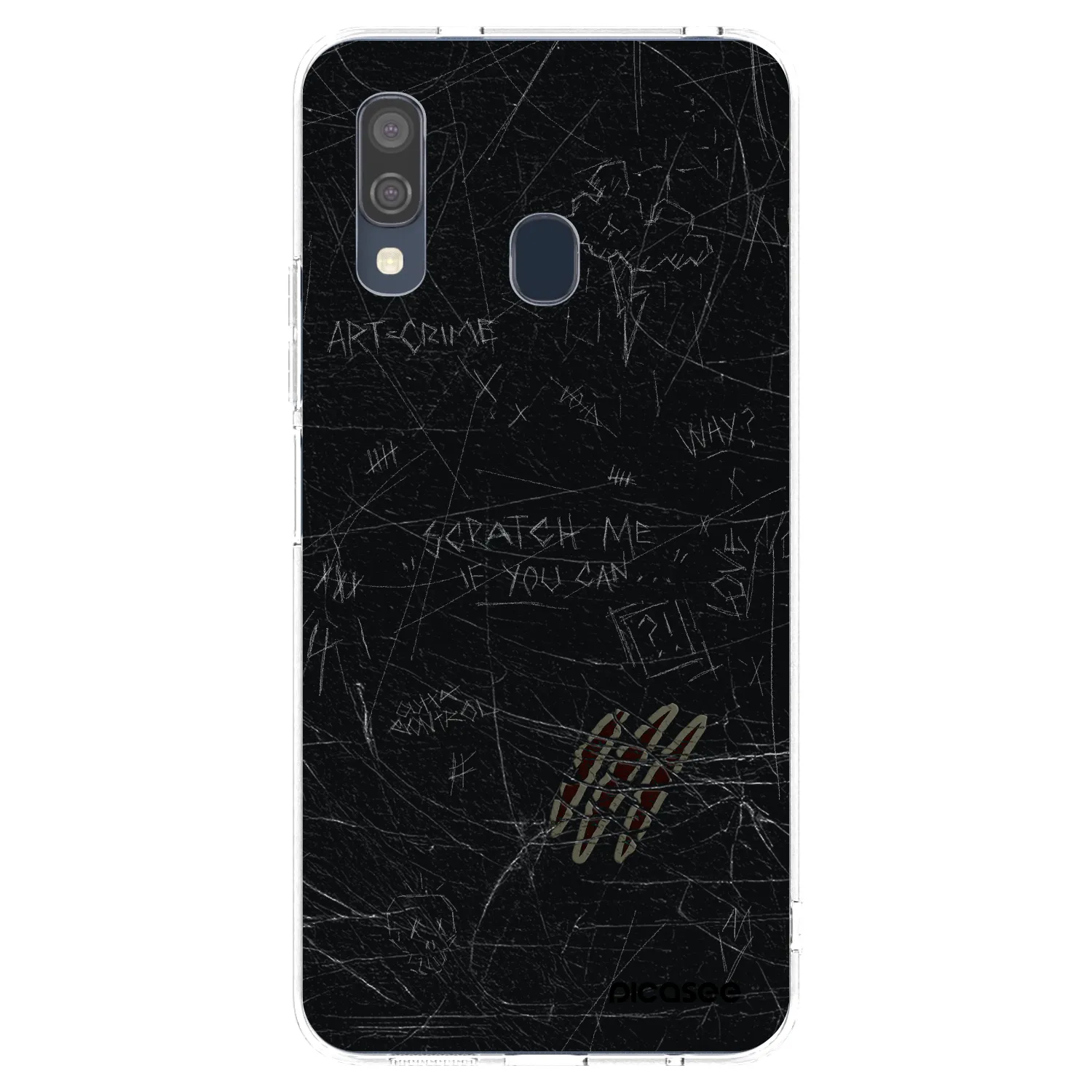 Picasee silikonový průhledný obal pro Samsung Galaxy A40 A405F - SCRATCH