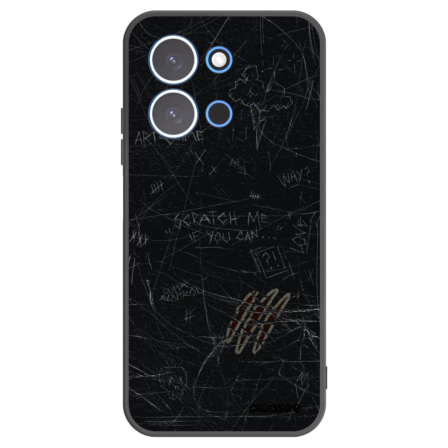 Picasee silikonový černý obal pro Xiaomi Redmi 15C 4G - SCRATCH