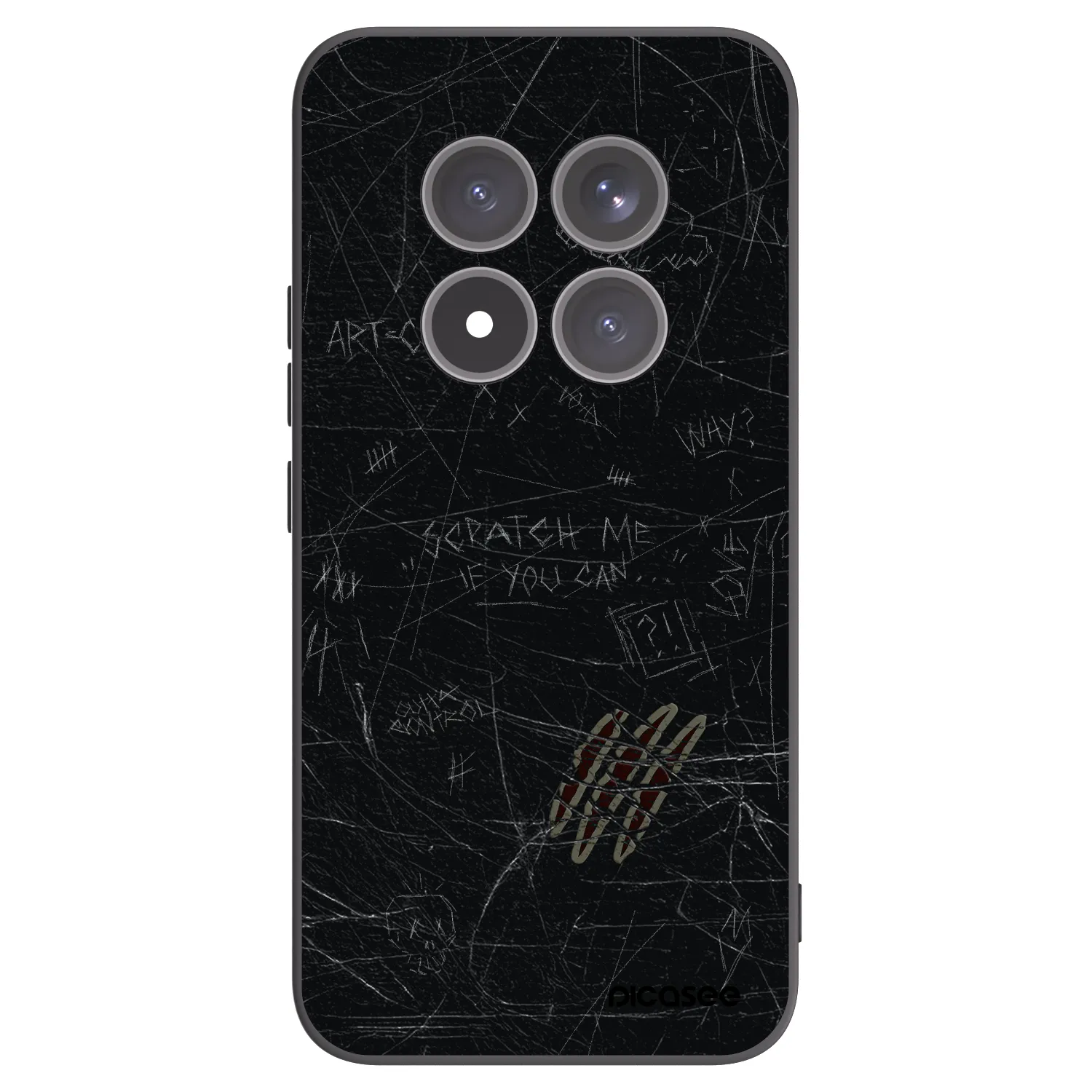 Picasee silikonový černý obal pro Xiaomi Redmi Note 15 Pro+ - SCRATCH