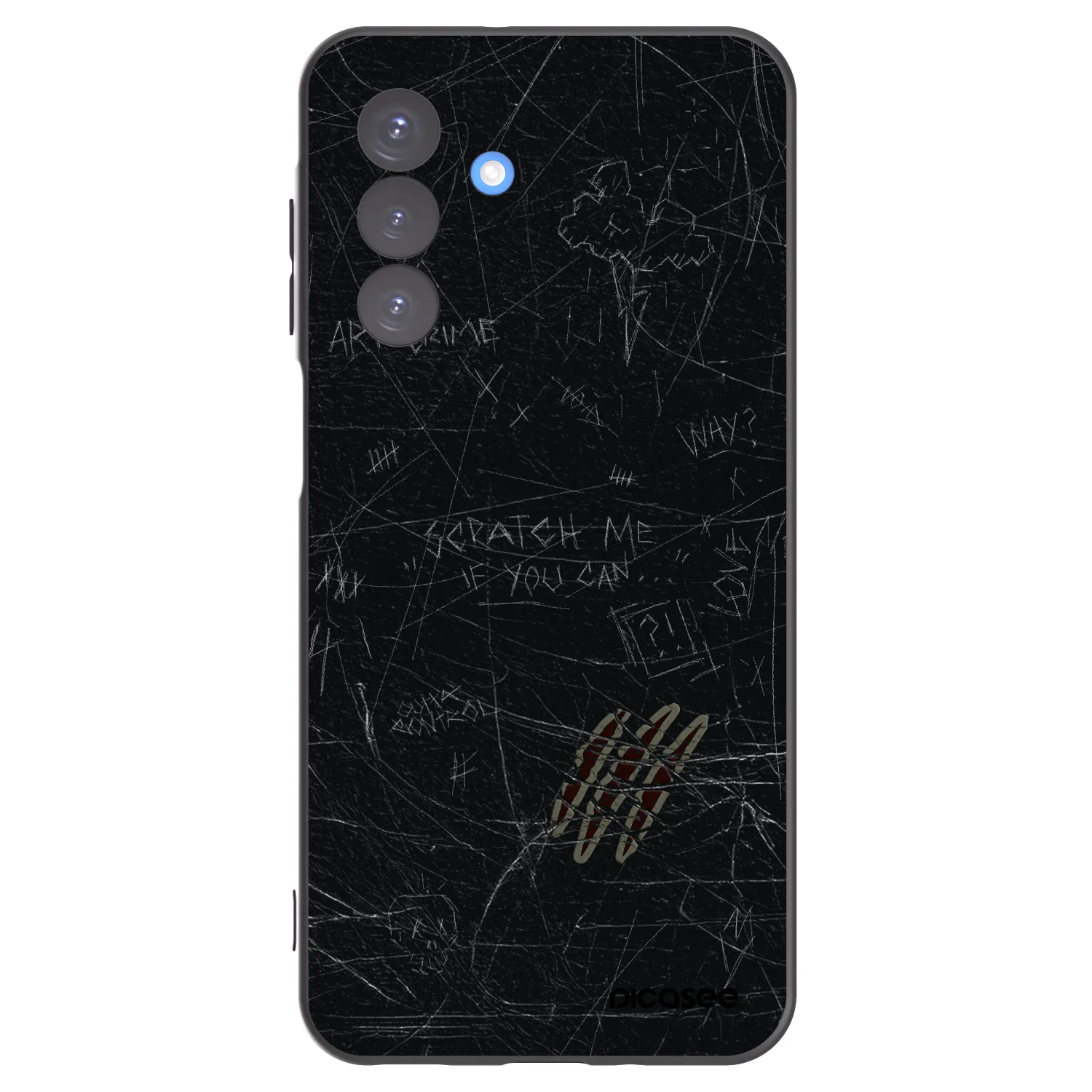 Picasee silikonový černý obal pro Samsung Galaxy A17 5G - SCRATCH