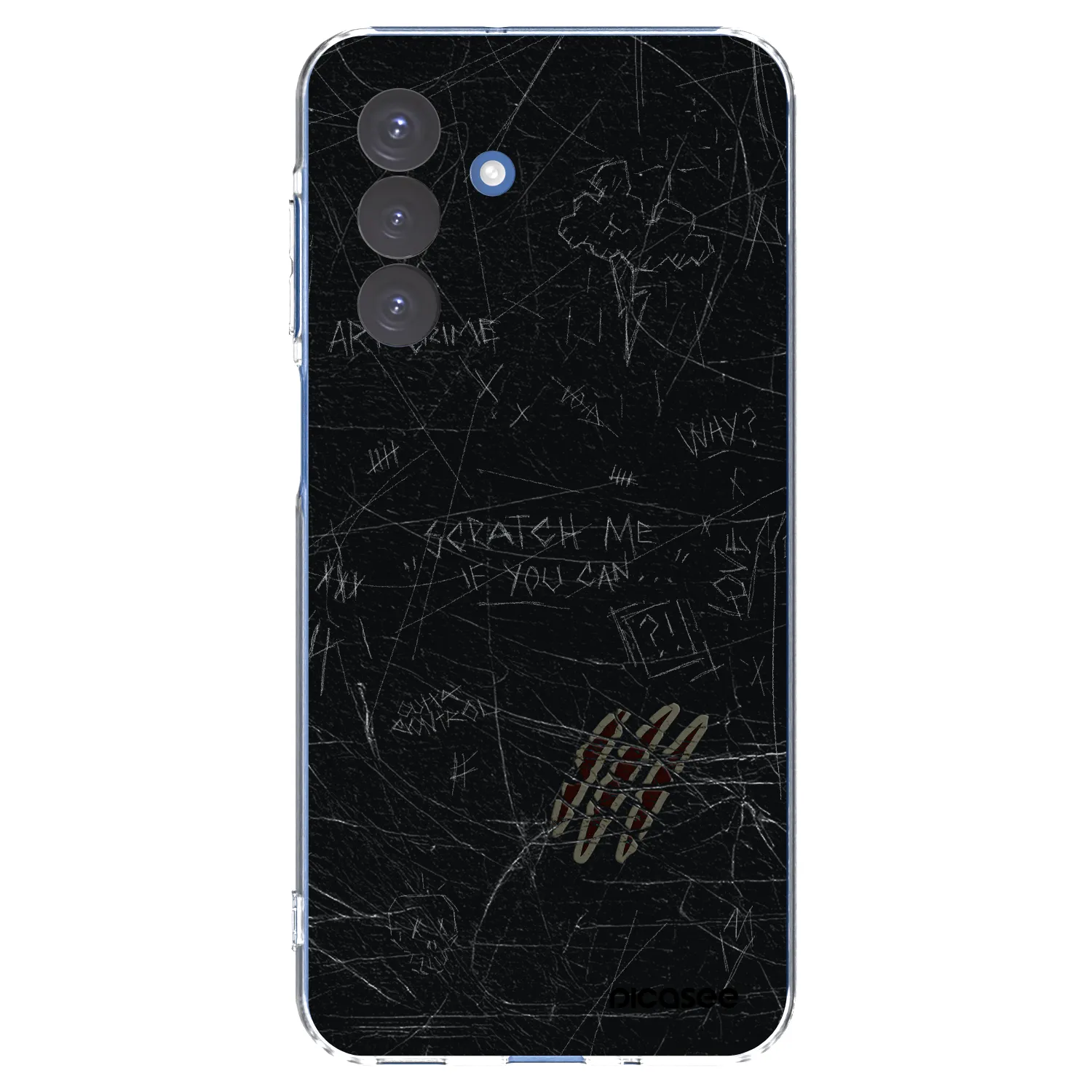 Picasee silikonový průhledný obal pro Samsung Galaxy A17 5G - SCRATCH