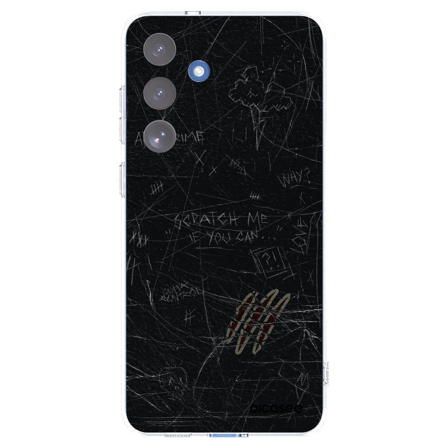 Picasee silikonový průhledný obal pro Samsung Galaxy S25 FE 5G - SCRATCH