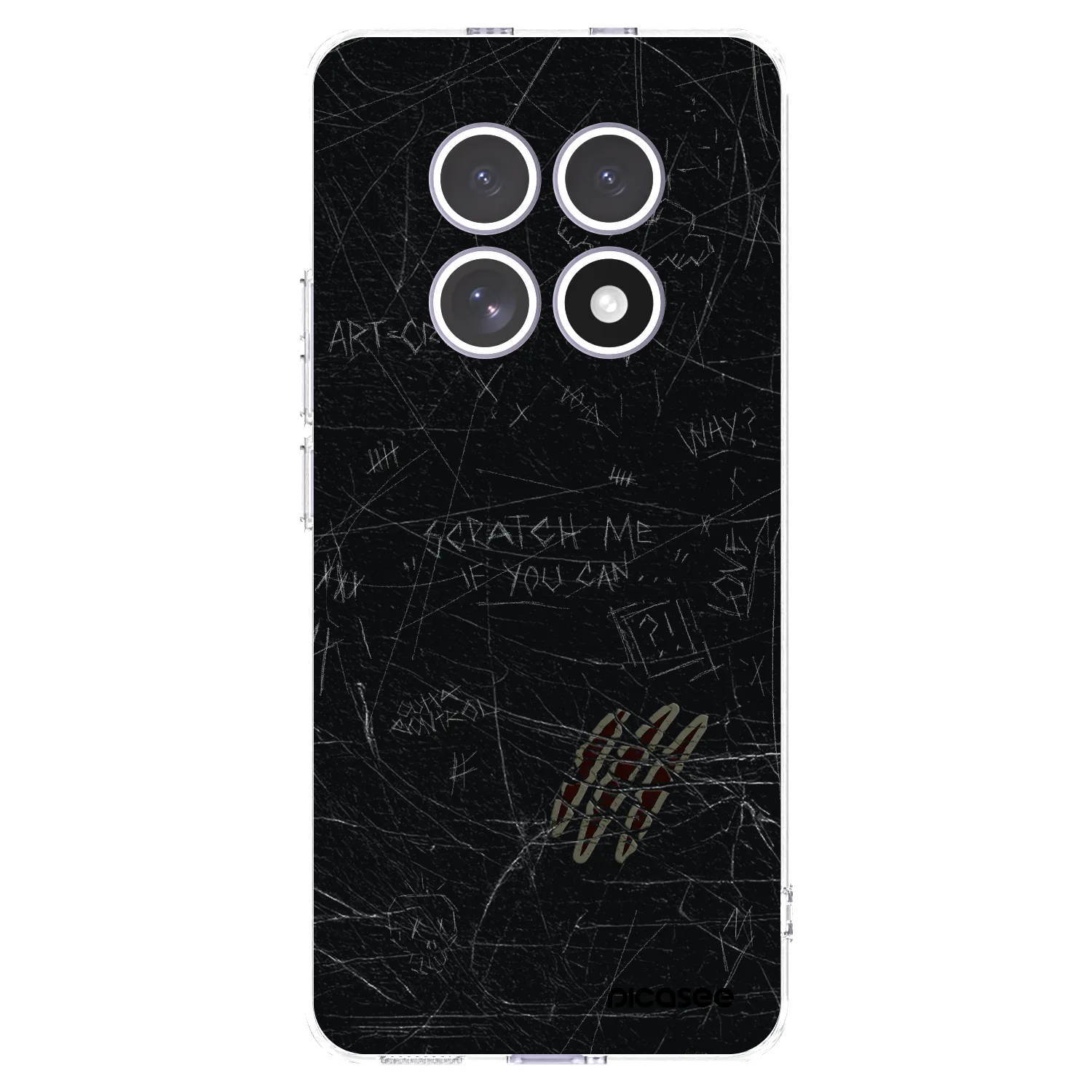 Picasee silikonový průhledný obal pro Xiaomi Redmi Note 15 - SCRATCH