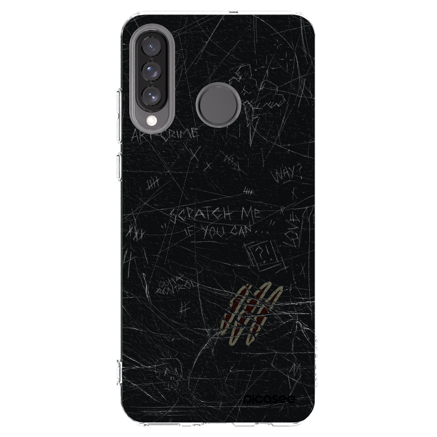 Picasee silikonový průhledný obal pro Huawei P30 Lite - SCRATCH