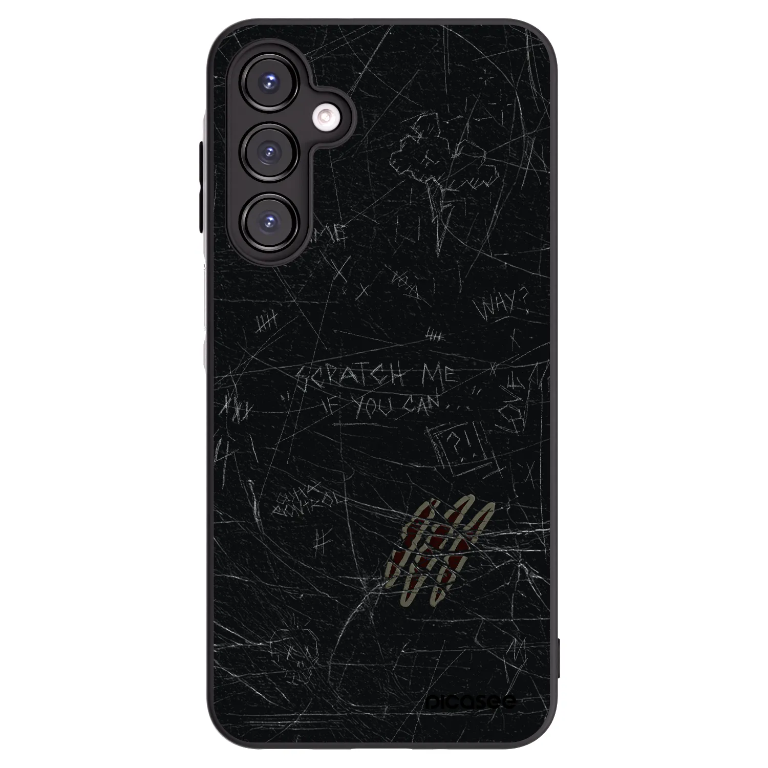 Picasee silikonový černý obal pro Samsung Galaxy A16 4G - SCRATCH