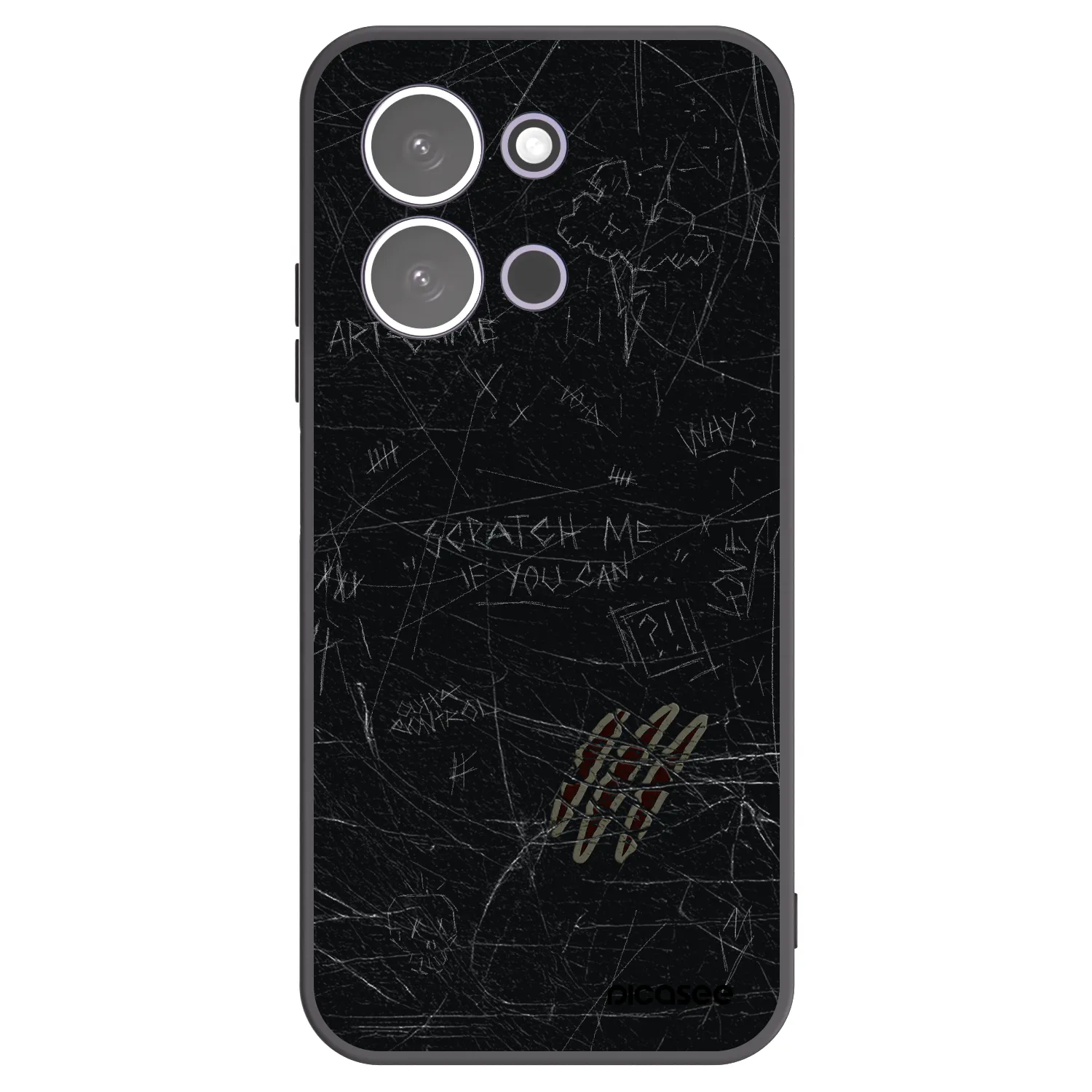 Picasee silikonový černý obal pro Xiaomi Redmi 15C 5G - SCRATCH