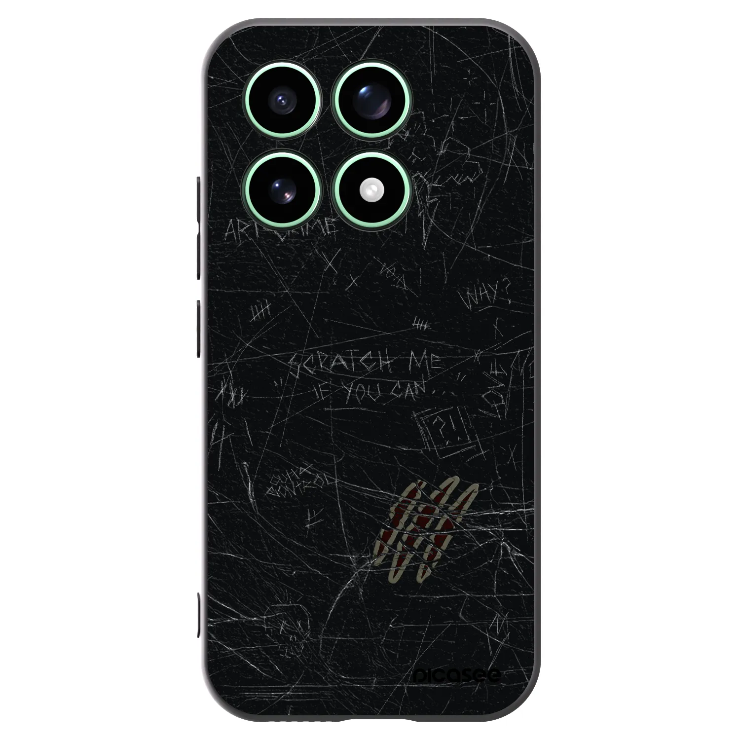 Picasee silikonový černý obal pro Xiaomi 17 - SCRATCH