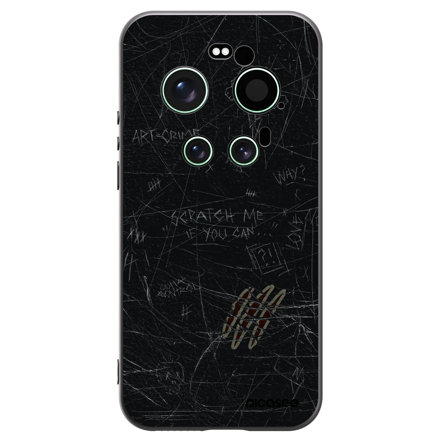 Picasee silikonový černý obal pro Xiaomi 17 Ultra - SCRATCH