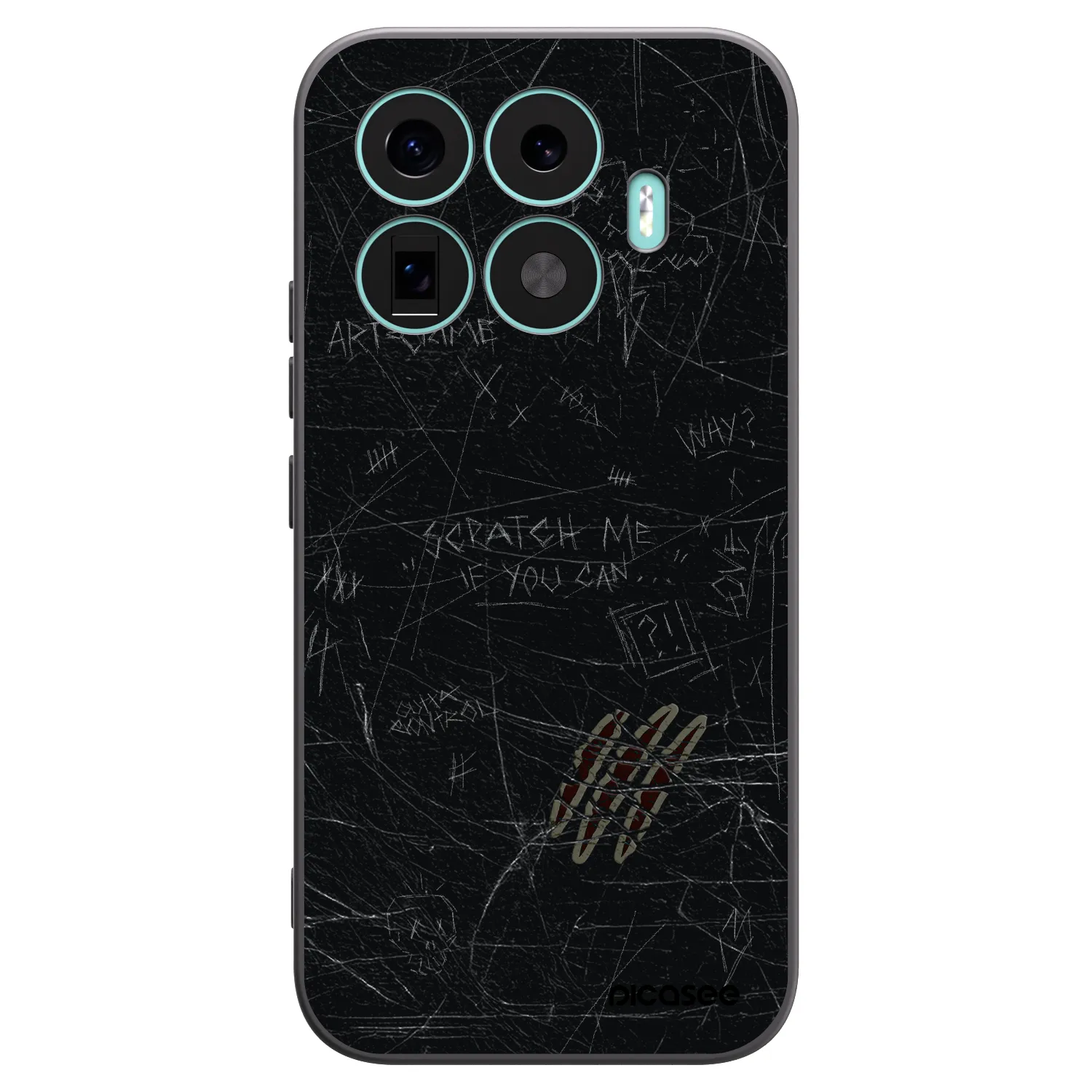 Picasee silikonový černý obal pro Xiaomi 17T - SCRATCH