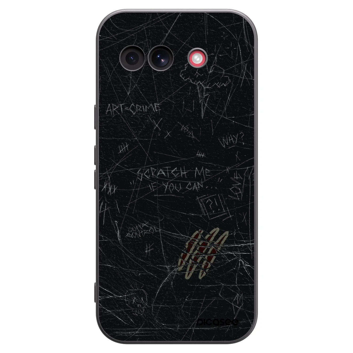 Picasee silikonový černý obal pro Google Pixel 10a - SCRATCH