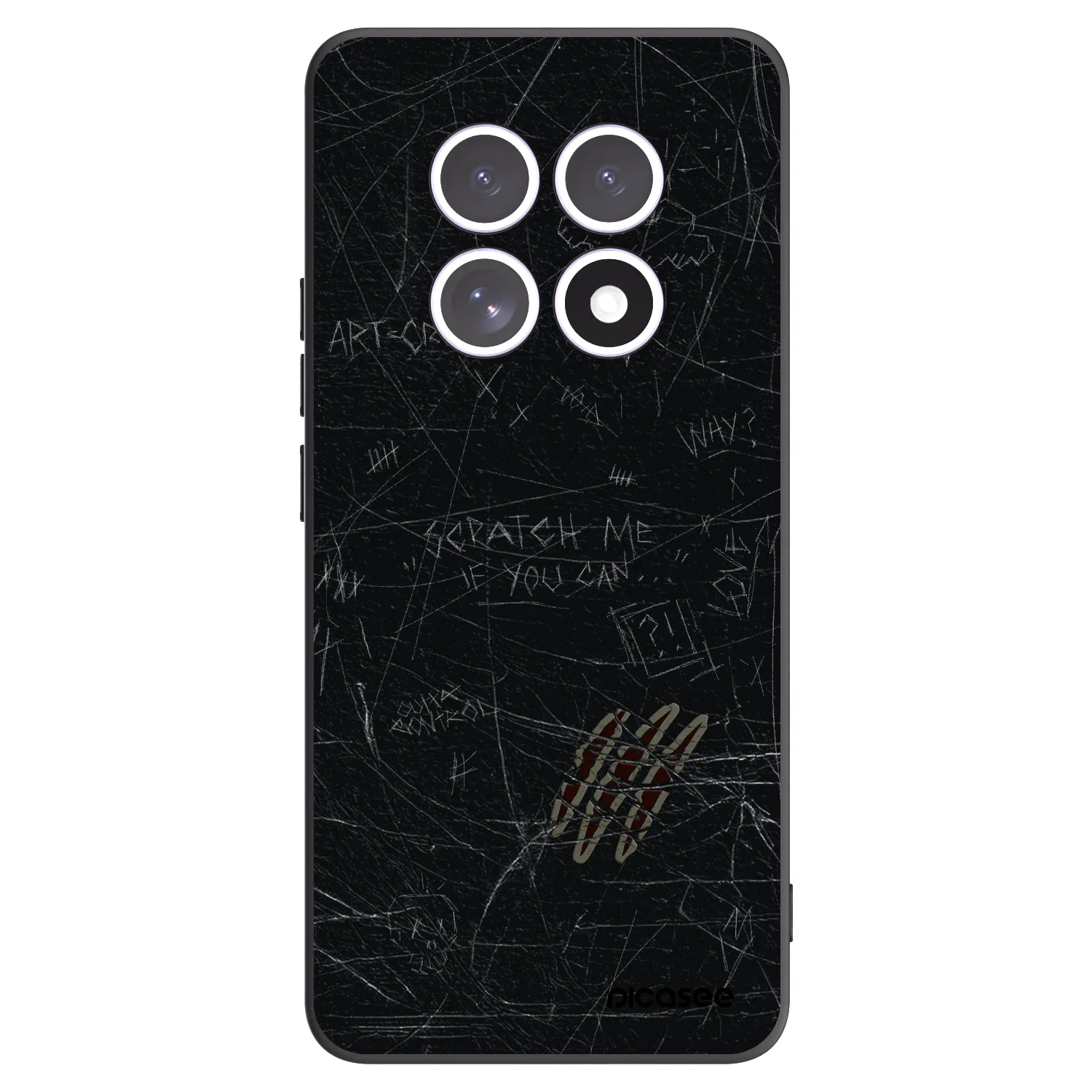 Picasee silikonový černý obal pro Xiaomi Redmi Note 15 5G - SCRATCH