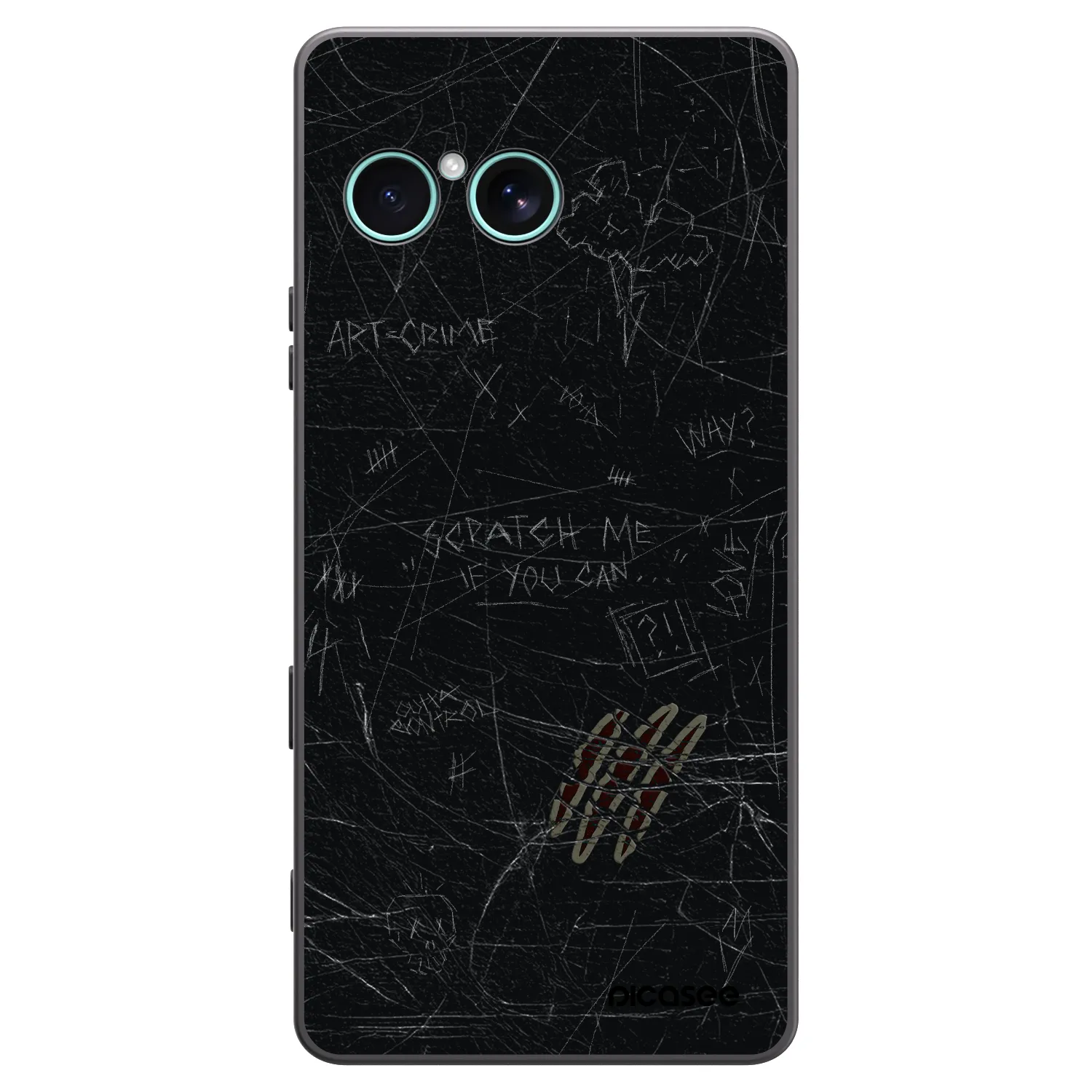 Picasee silikonový černý obal pro Sony Xperia 10 VII - SCRATCH