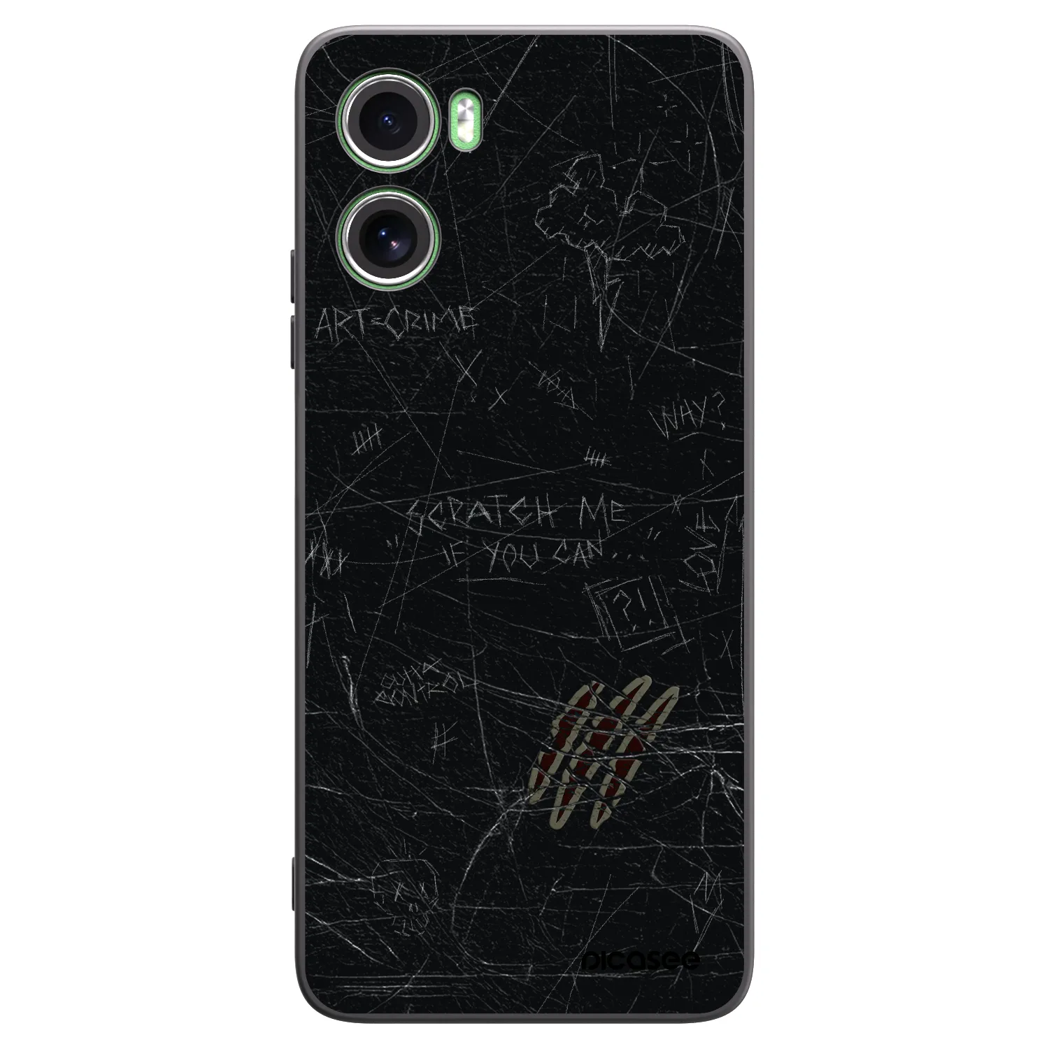 Picasee silikonový černý obal pro Motorola Moto G06 - SCRATCH