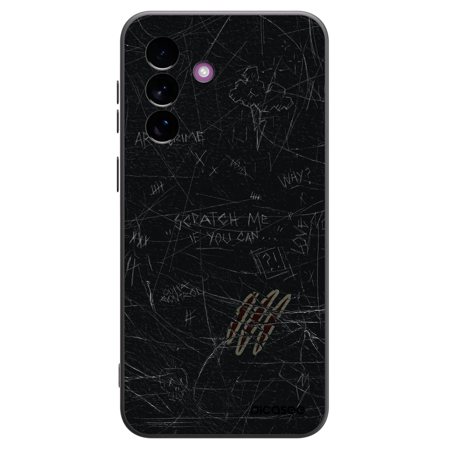 Picasee silikonový černý obal pro Samsung Galaxy A37 - SCRATCH