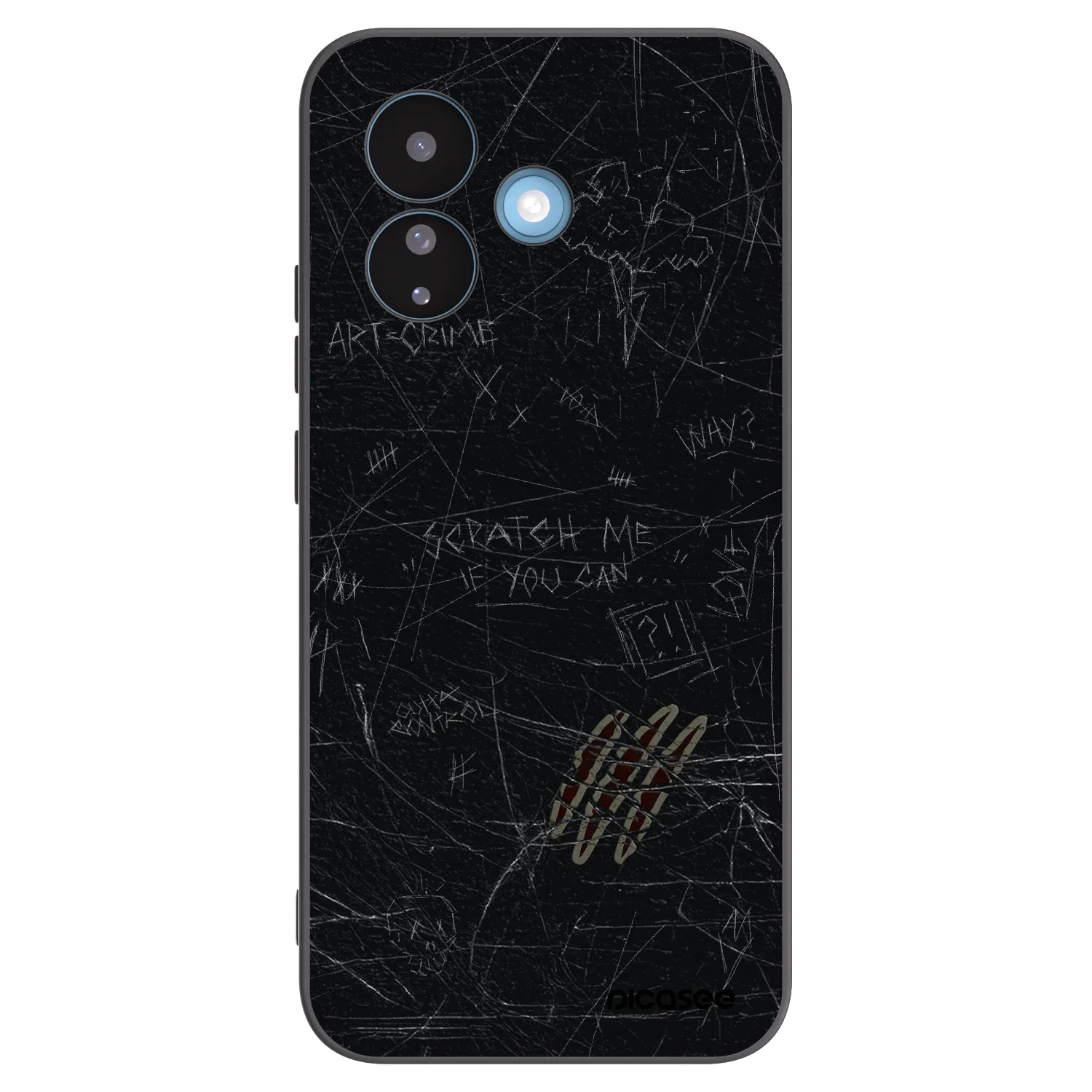 Picasee silikonový černý obal pro Xiaomi Redmi Note 17 Pro 5G - SCRATCH