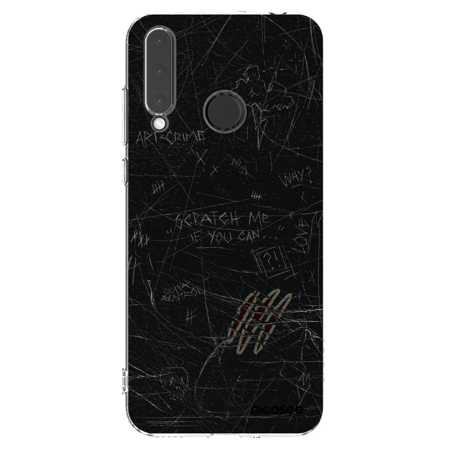 Picasee silikonový průhledný obal pro Honor 20 Lite - SCRATCH