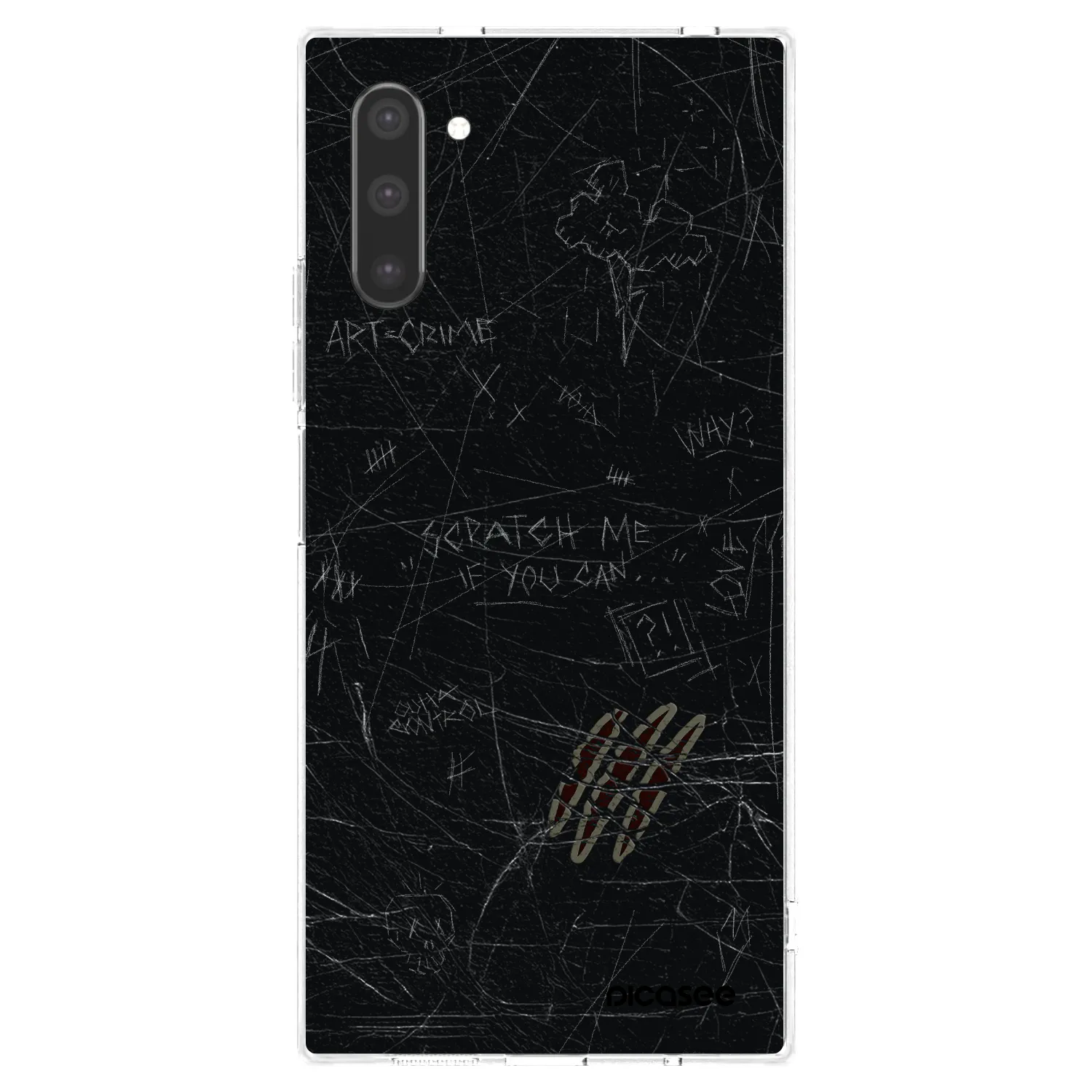 Picasee silikonový průhledný obal pro Samsung Galaxy Note 10 N970F - SCRATCH