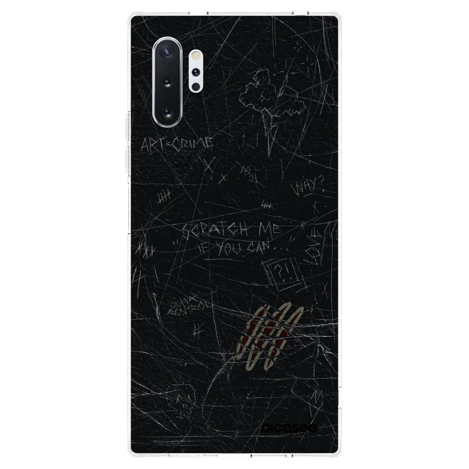 Picasee silikonový průhledný obal pro Samsung Galaxy Note 10+ N975F - SCRATCH