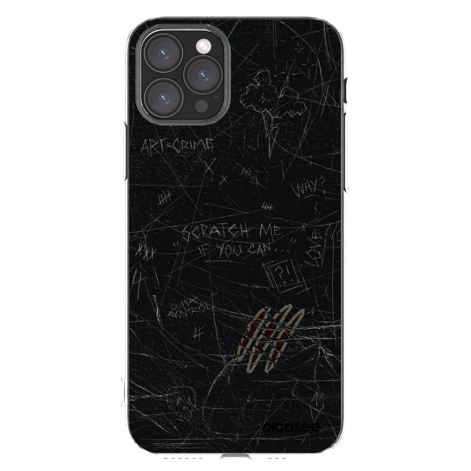 Picasee silikonový průhledný obal pro Apple iPhone 11 Pro - SCRATCH