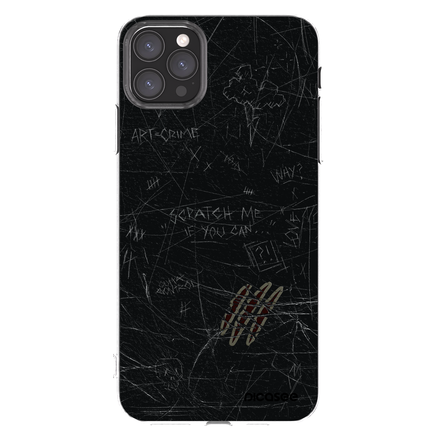 Picasee silikonový průhledný obal pro Apple iPhone 11 Pro Max - SCRATCH