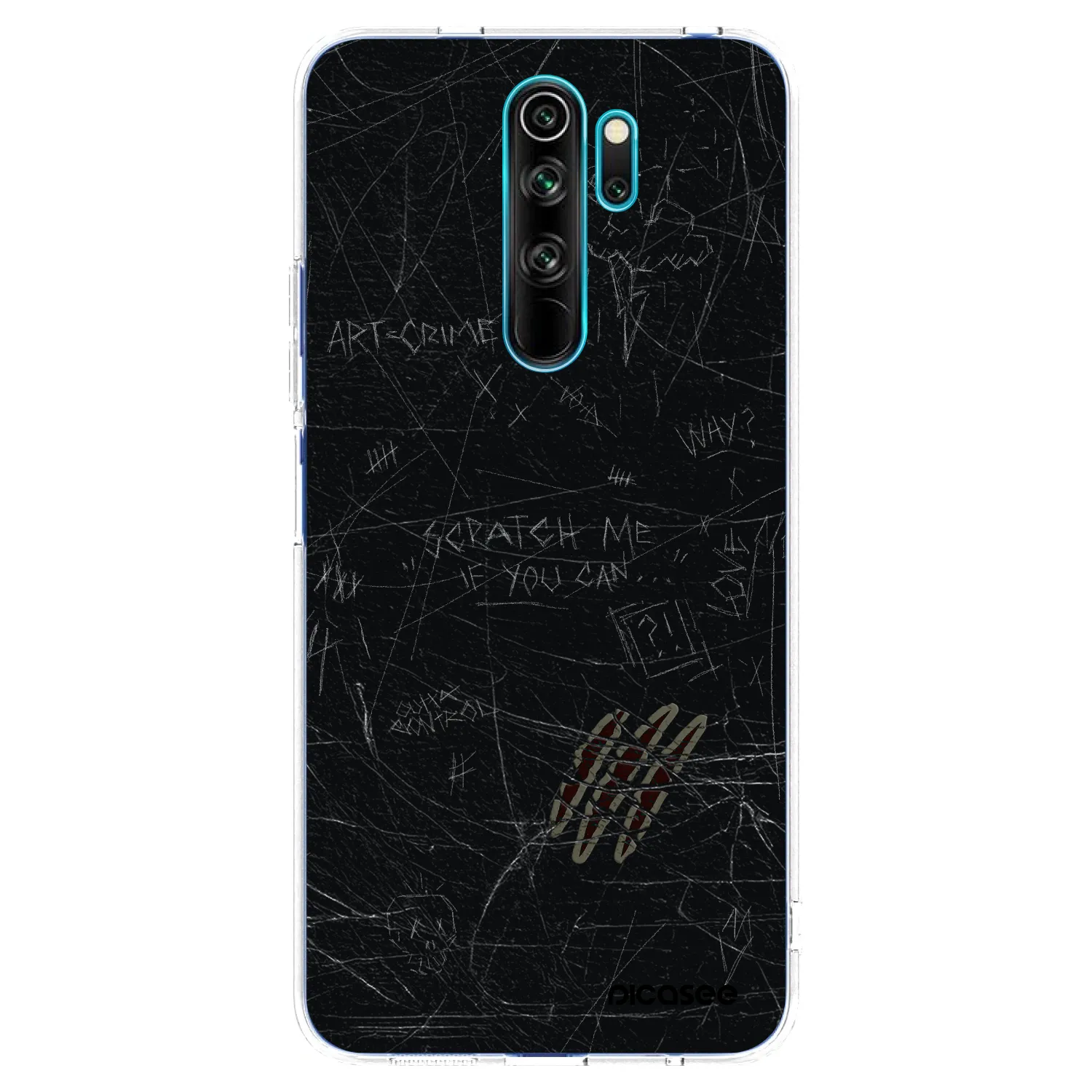 Picasee silikonový průhledný obal pro Xiaomi Redmi Note 8 Pro - SCRATCH