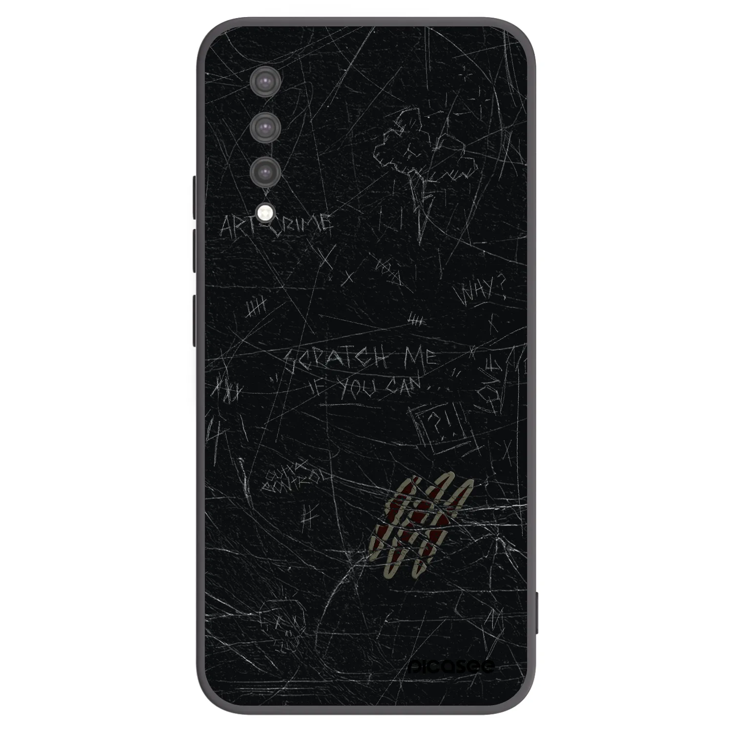 Picasee silikonový černý obal pro Xiaomi Mi 9 Lite - SCRATCH