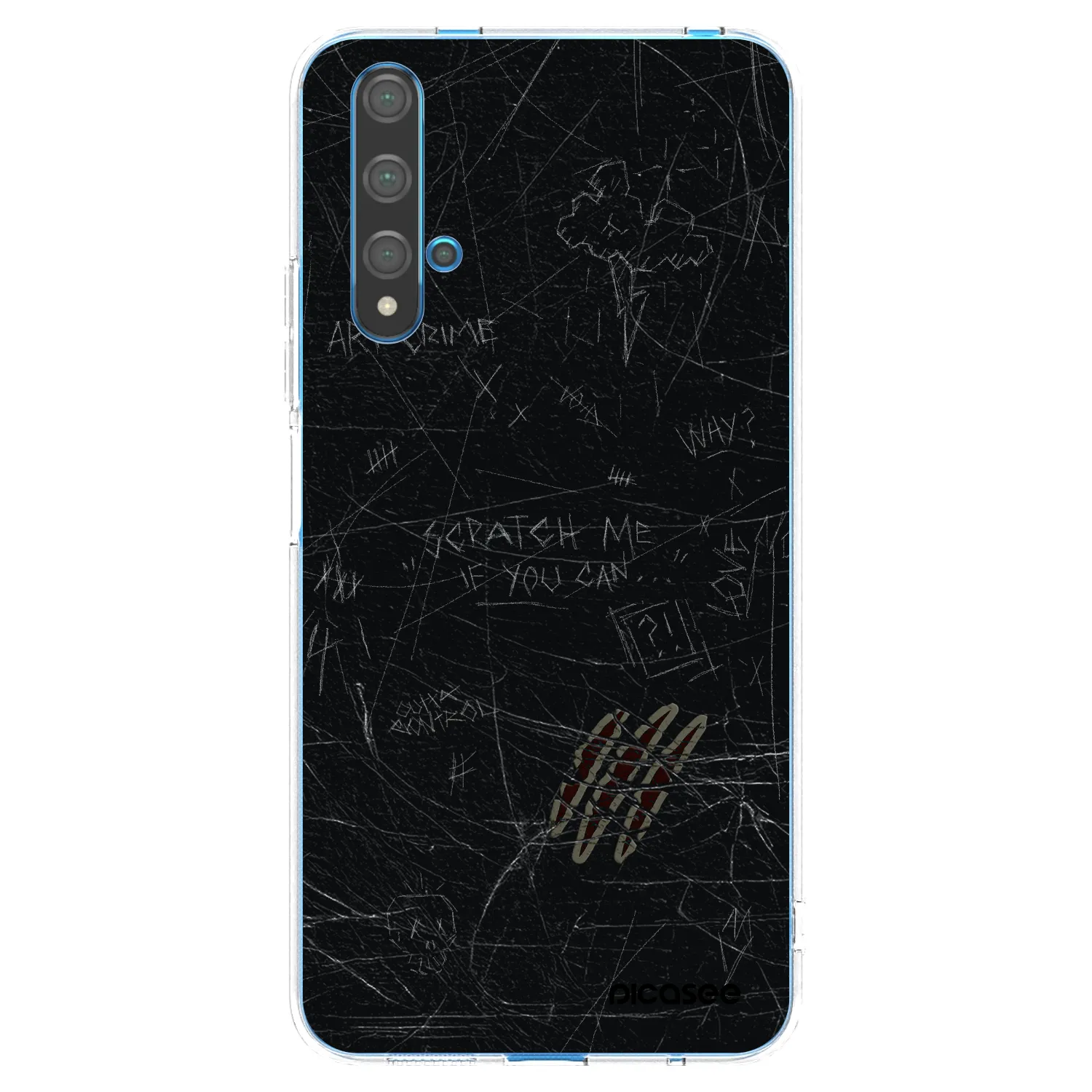 Picasee silikonový průhledný obal pro Huawei Nova 5T - SCRATCH