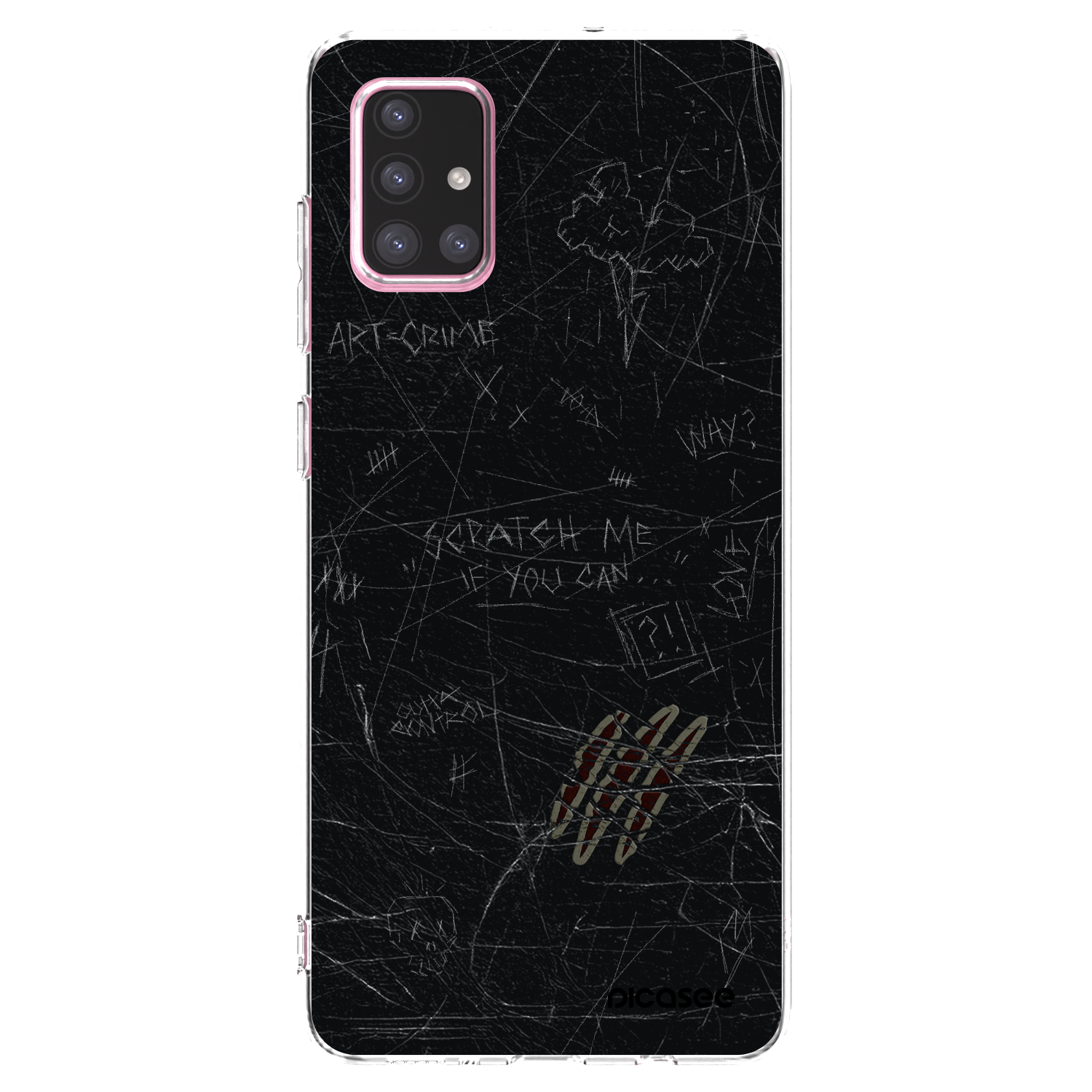 Picasee silikonový průhledný obal pro Samsung Galaxy A71 A715F - SCRATCH