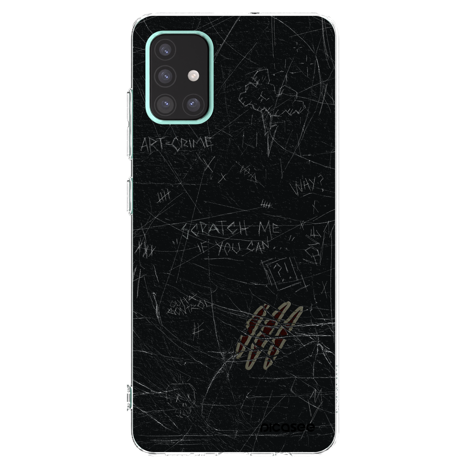Picasee silikonový průhledný obal pro Samsung Galaxy A51 A515F - SCRATCH