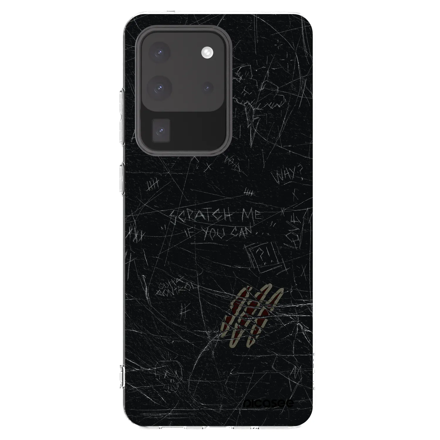 Picasee silikonový průhledný obal pro Samsung Galaxy S20 Ultra 5G G988F - SCRATCH