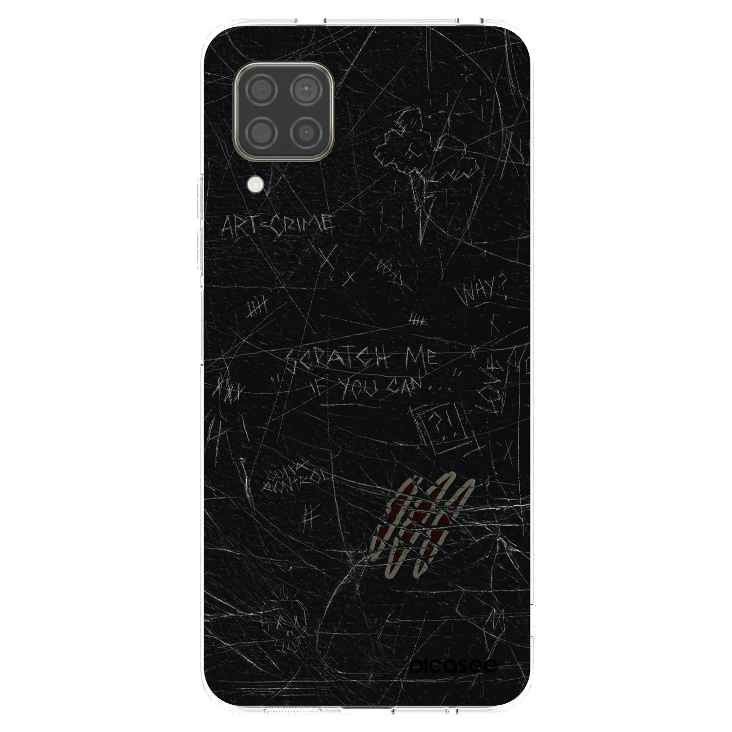 Picasee silikonový průhledný obal pro Huawei P40 Lite - SCRATCH