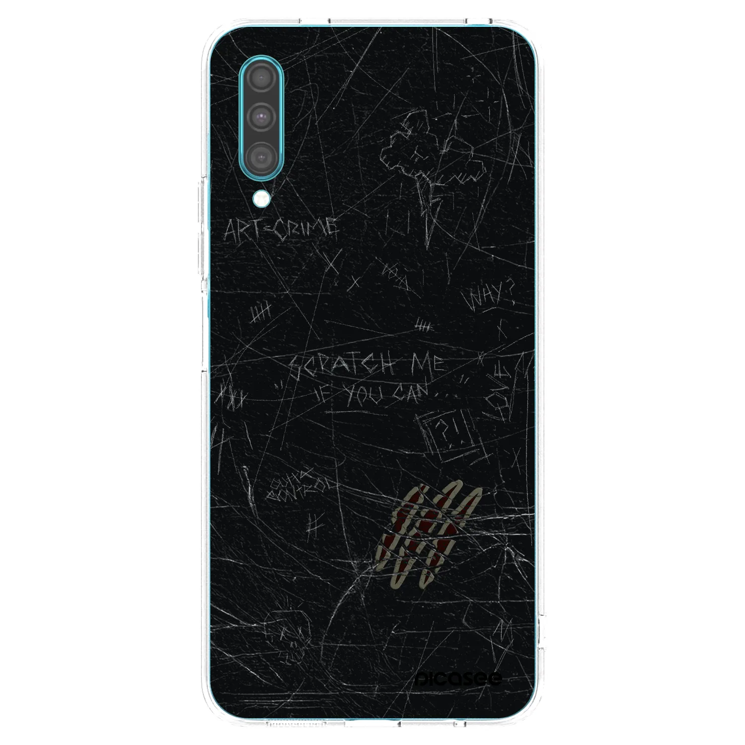 Picasee silikonový průhledný obal pro Samsung Galaxy A30s A307F - SCRATCH