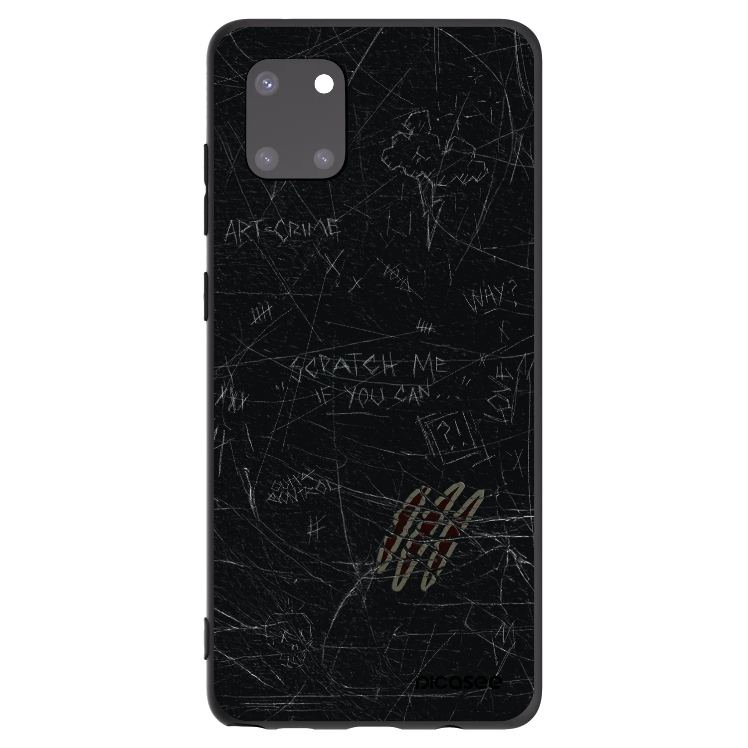 Picasee silikonový černý obal pro Samsung Galaxy Note 10 Lite N770F - SCRATCH