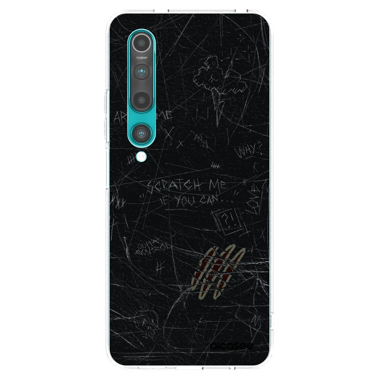 Picasee silikonový průhledný obal pro Xiaomi Mi 10 - SCRATCH