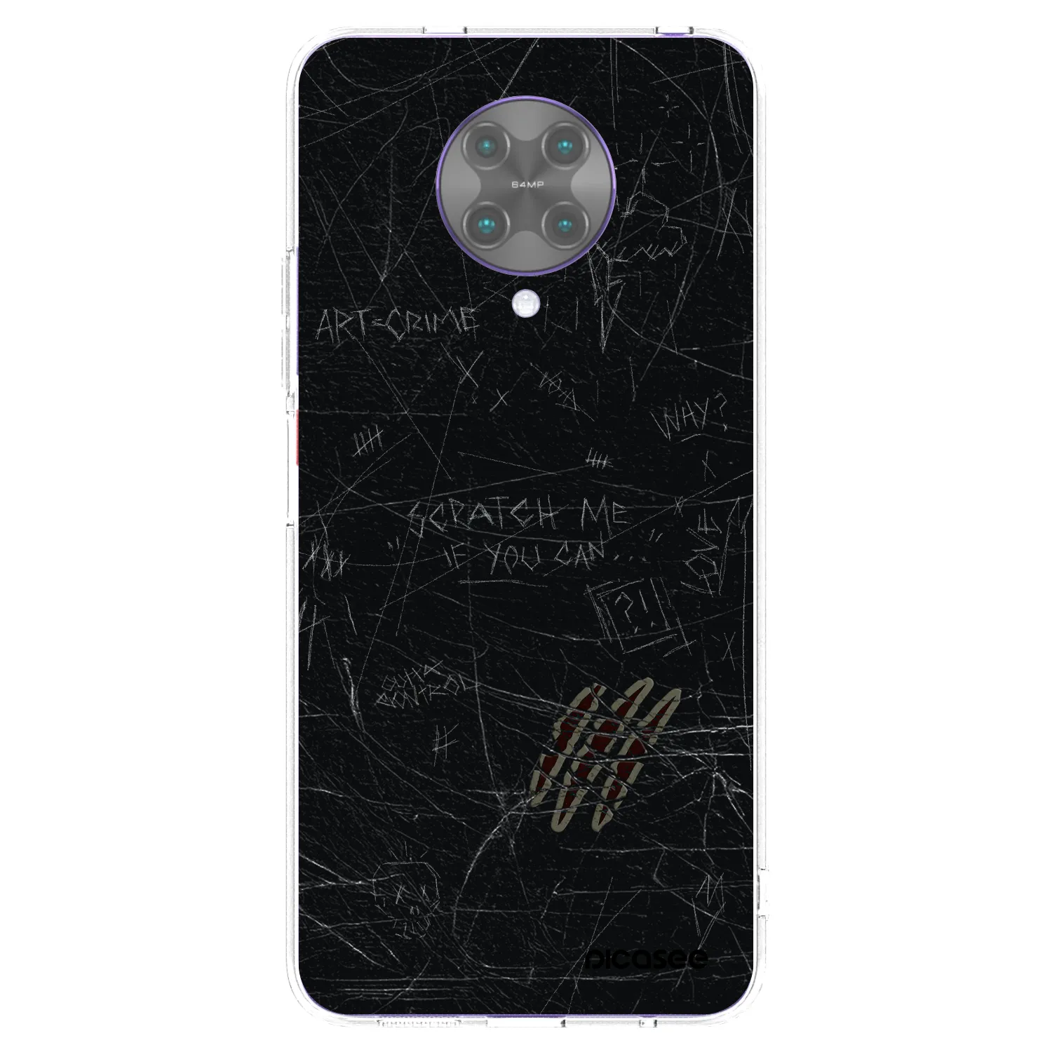 Picasee silikonový průhledný obal pro Xiaomi Poco F2 Pro - SCRATCH