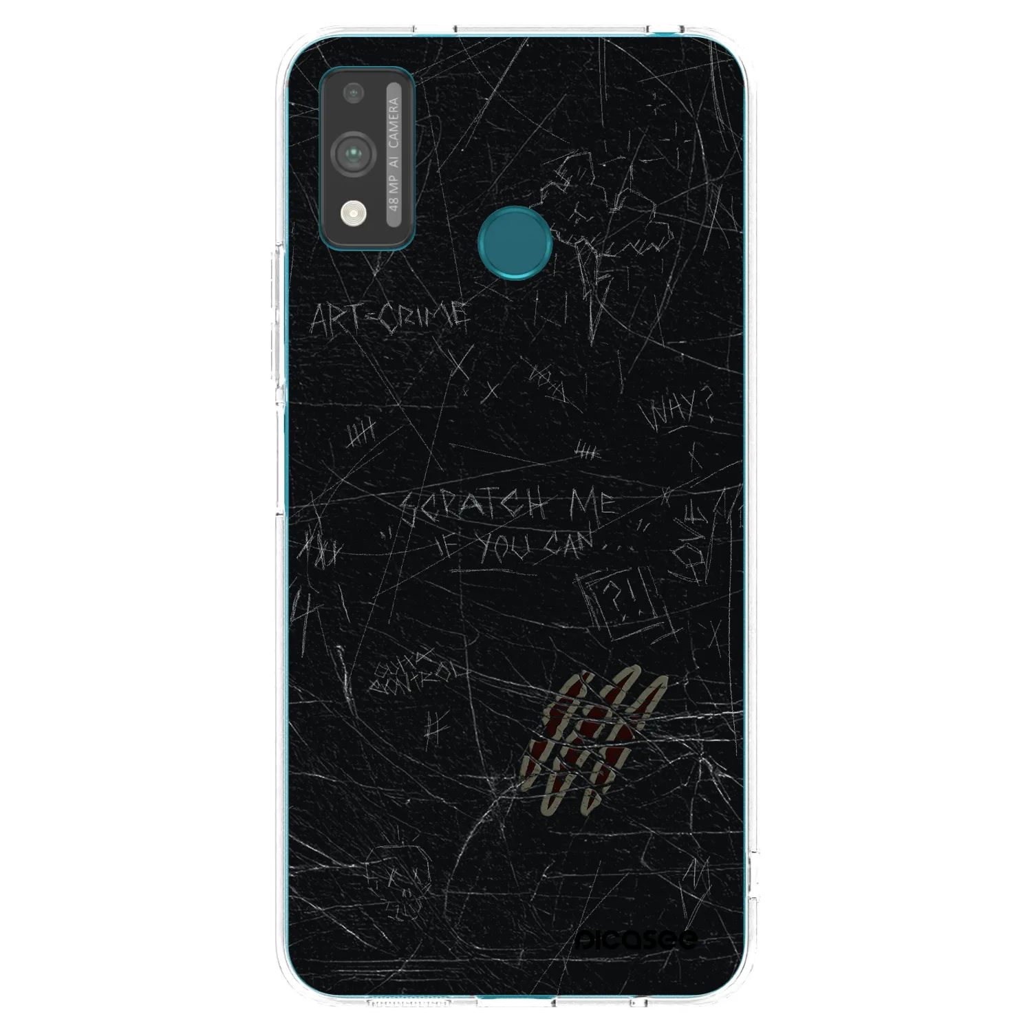 Picasee silikonový průhledný obal pro Honor 9X Lite - SCRATCH