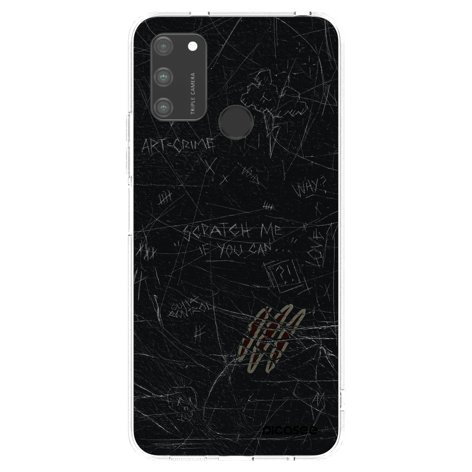 Picasee silikonový průhledný obal pro Honor 9A - SCRATCH
