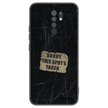 Picasee silikonový černý obal pro Xiaomi Redmi 9 - SORRY