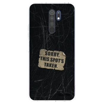 Picasee silikonový průhledný obal pro Xiaomi Redmi 9 - SORRY