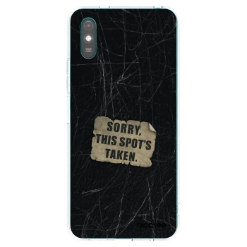 Picasee silikonový průhledný obal pro Xiaomi Redmi 9A - SORRY